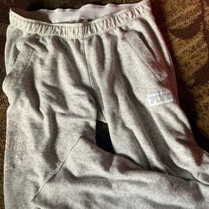 Victoria’s Secret, pink, sweatpants